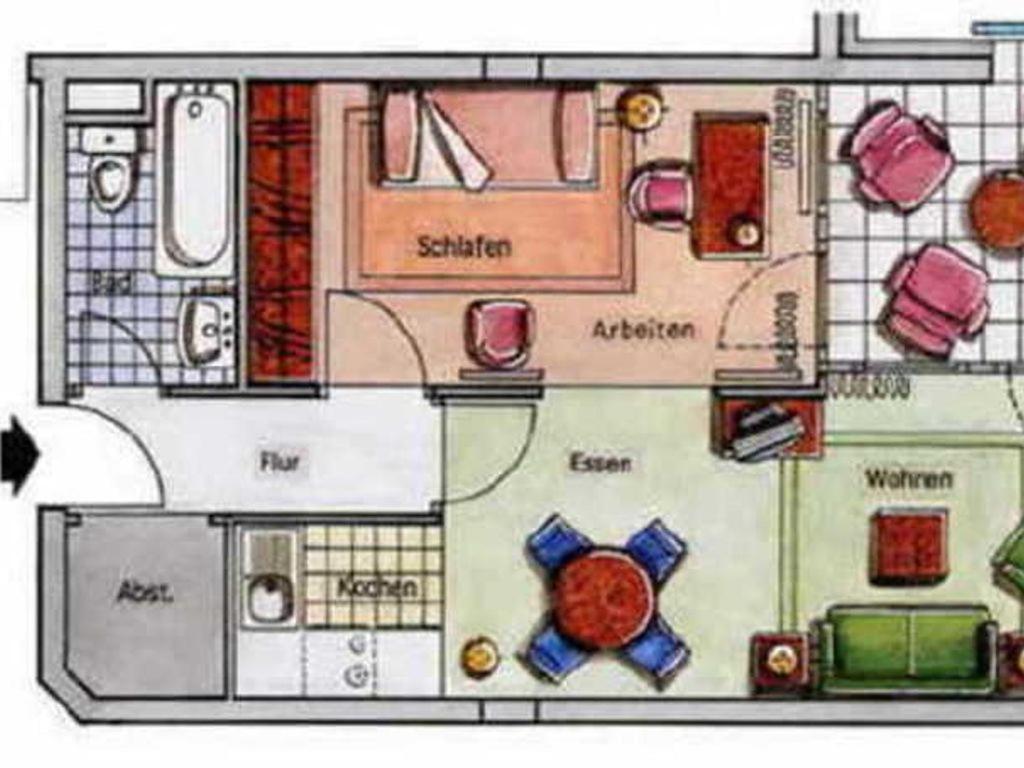 2 Raum Wohnung Morgensonne Mit Balkon Sellin  Екстер'єр фото